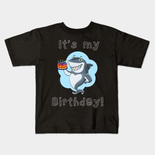 It's My Birthday Shark Kids T-Shirt